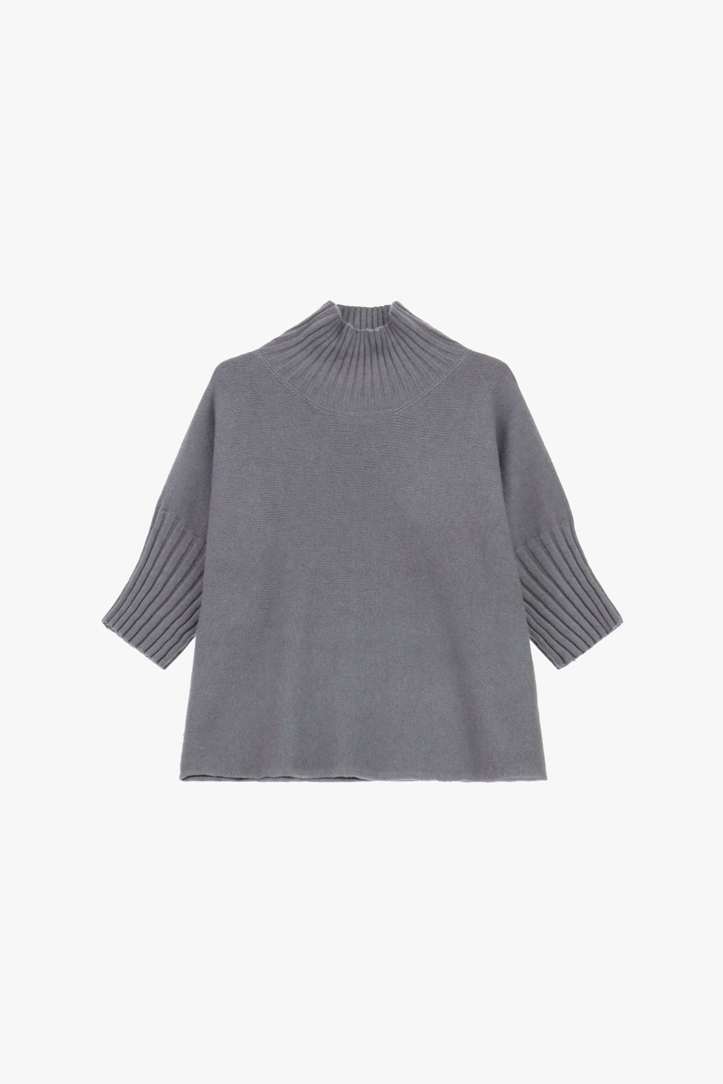 Turtleneck-genser med albuelange ermer