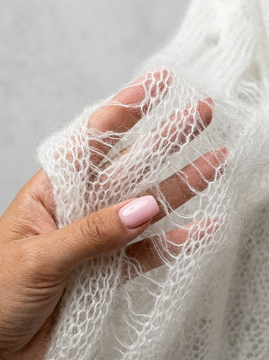 Strikkegenser i Premium Kid Mohair