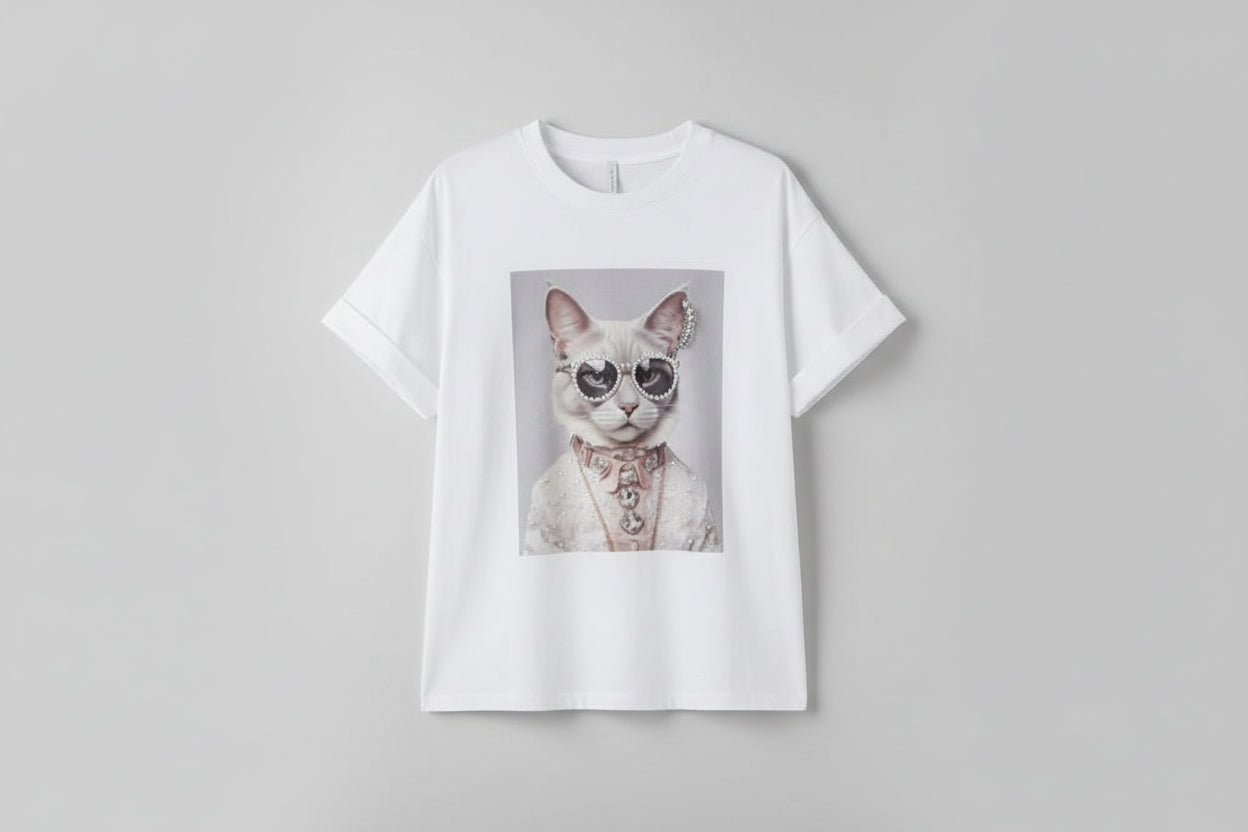 Kortermet t-skjorter Oversize