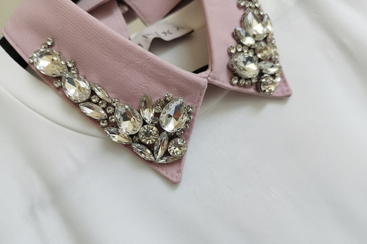 T-skjorte med avtakbar krage