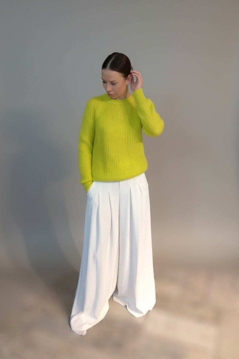 Strikkegenser med ull