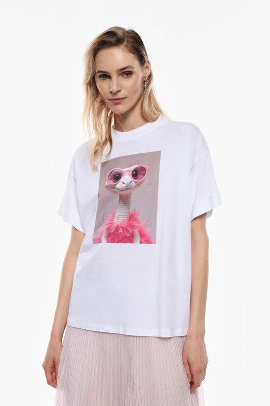 T-skjorte med korte ermer