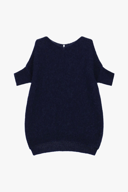 Oversized genser med trekvart ermer