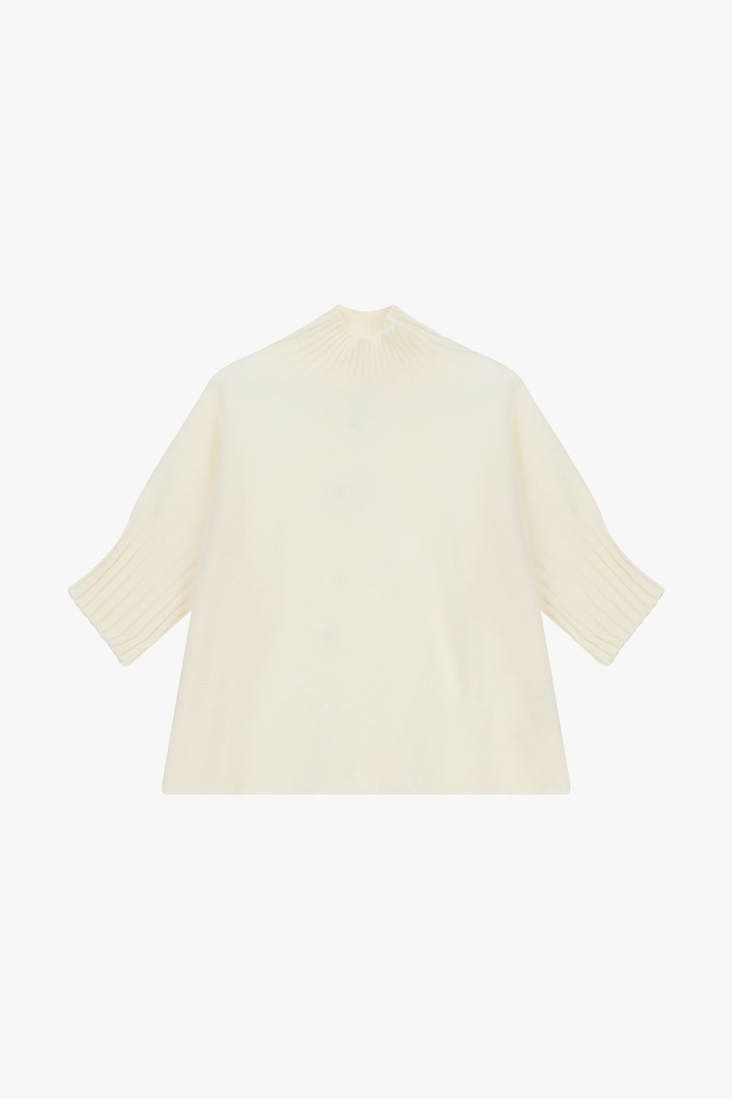 Turtleneck-genser med albuelange ermer