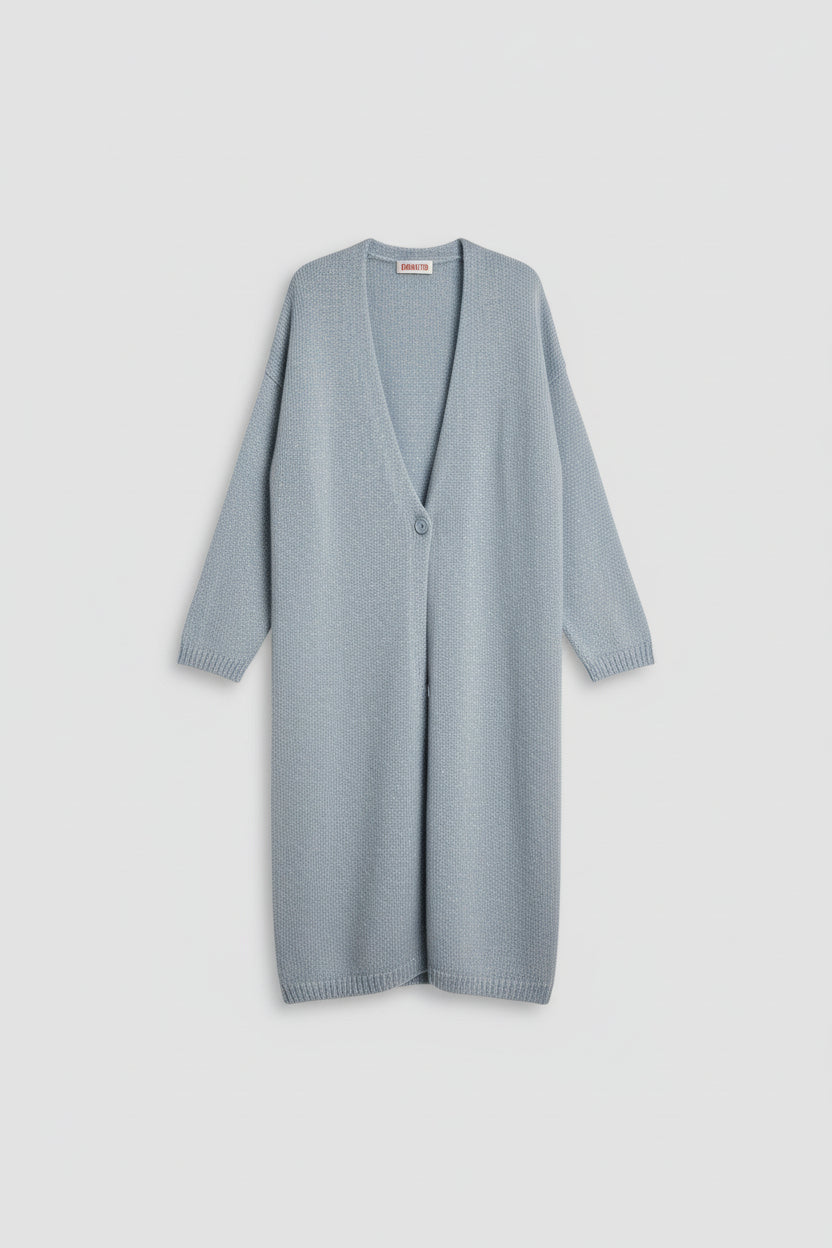 Cardigan med ull og paljetter