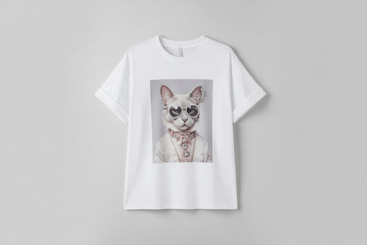 Kortermet t-skjorter Oversize