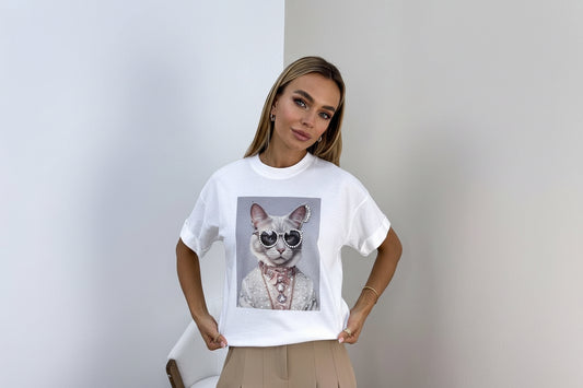 Kortermet t-skjorter Oversize