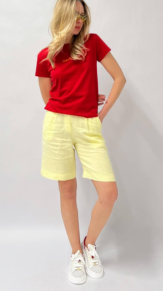 Linshorts med Legg