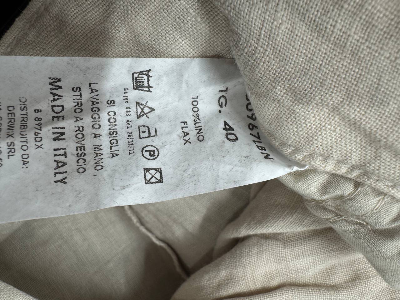 Linshorts med Legg