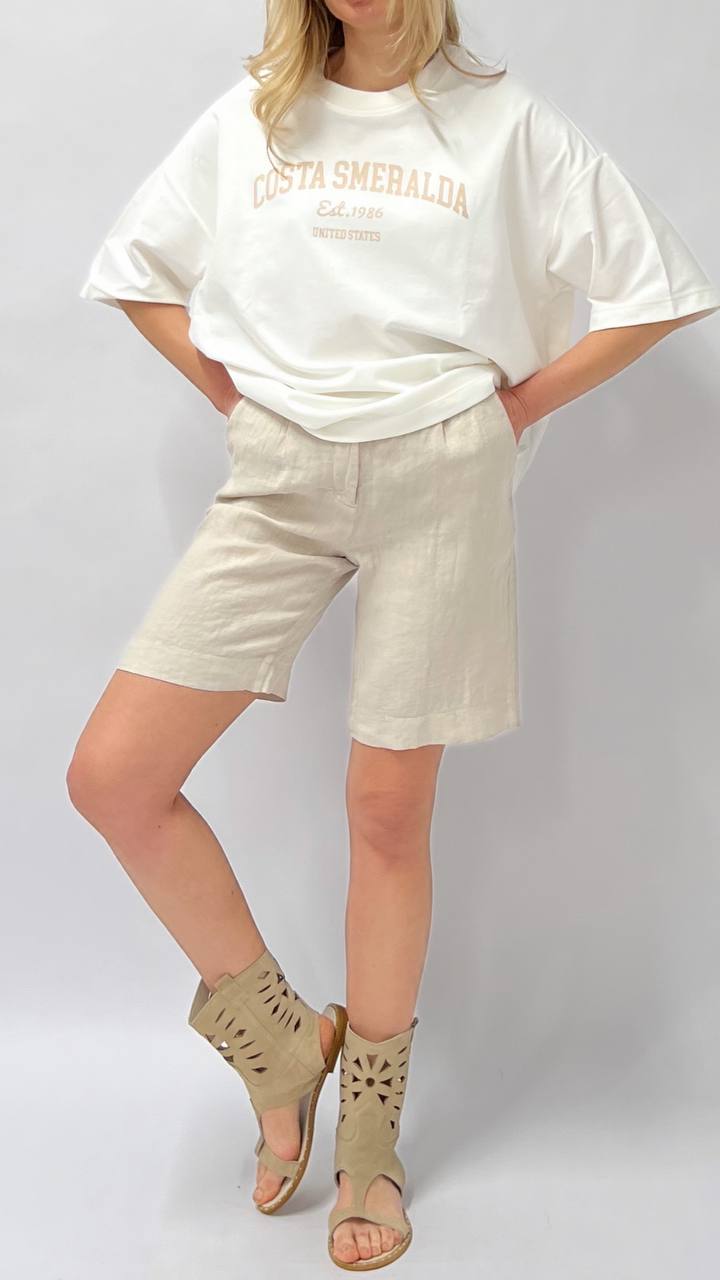 Linshorts med Legg