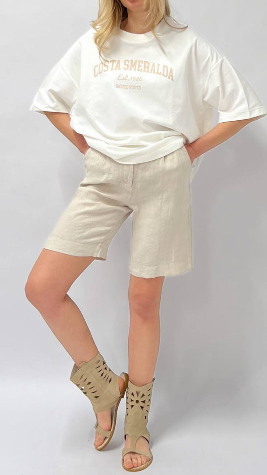 Linshorts med Legg