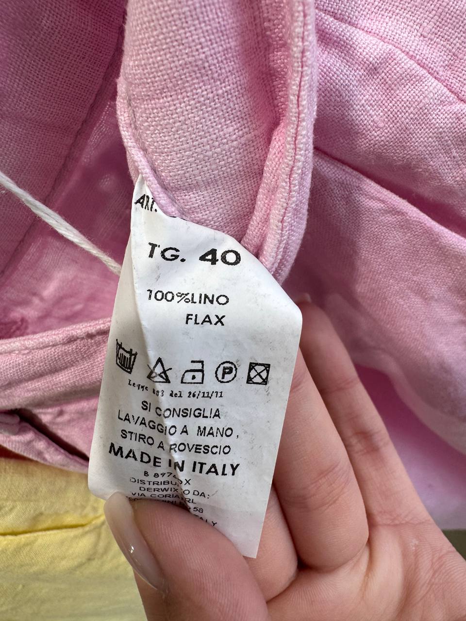 Linshorts med Legg