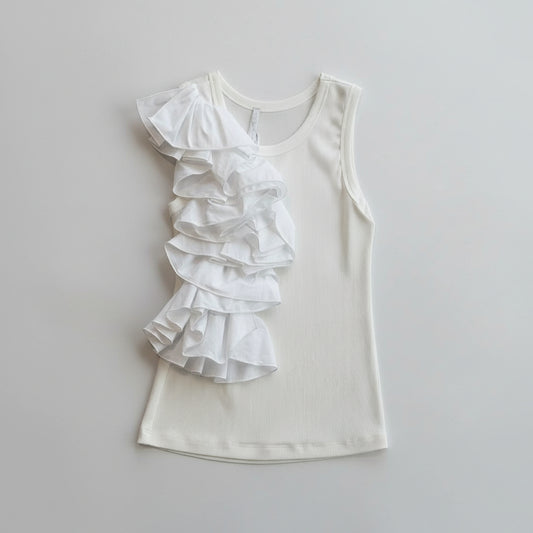 Bluse/Top med volanger