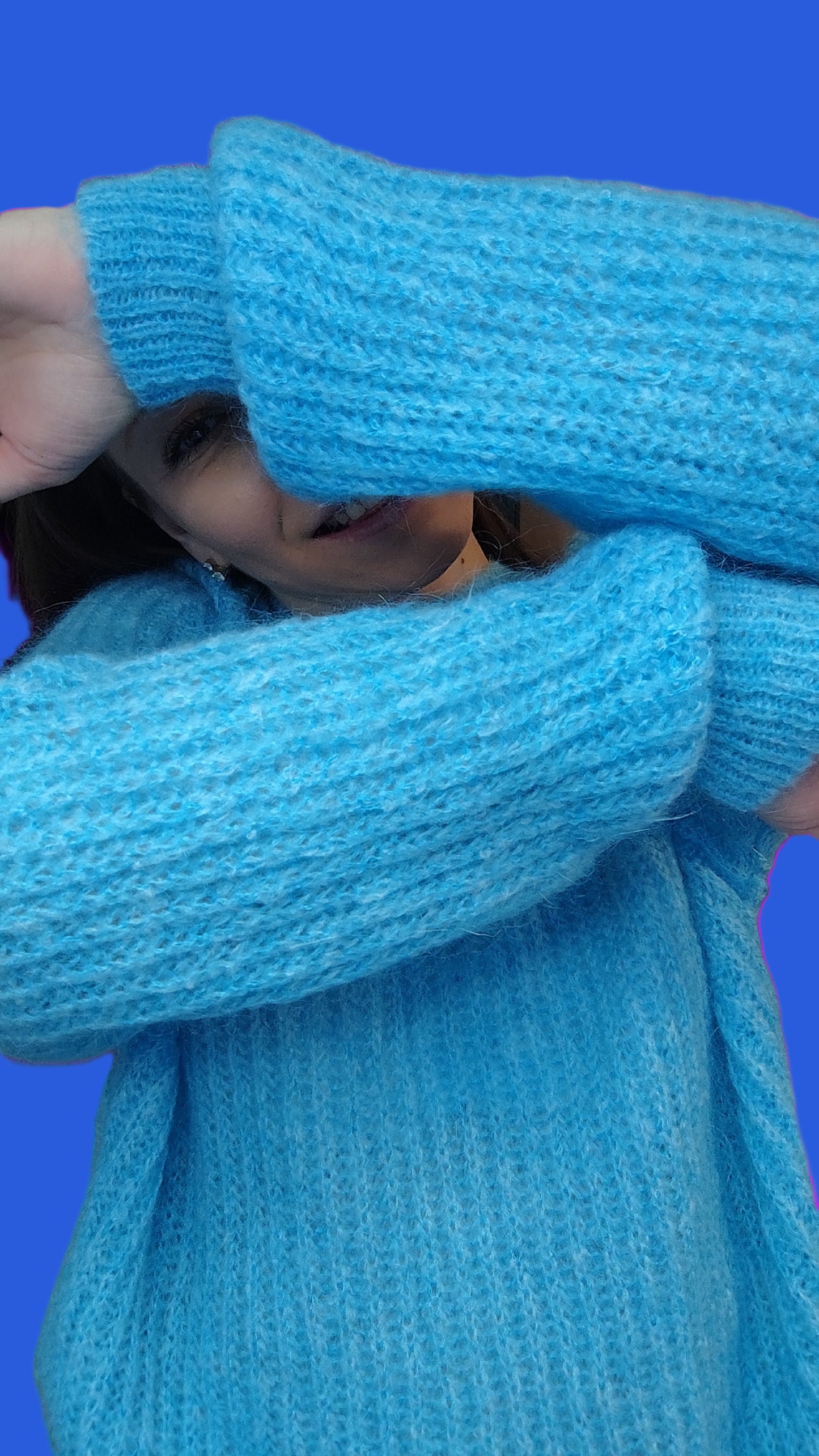 Strikkegenser med ull