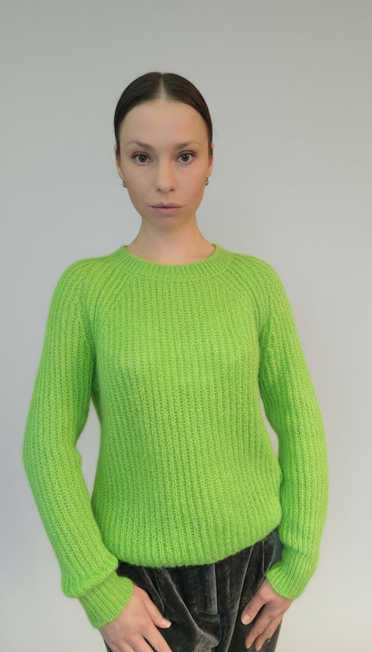 Strikkegenser med ull