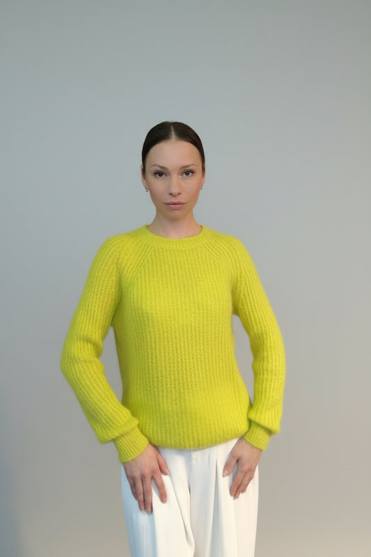 Strikkegenser med ull