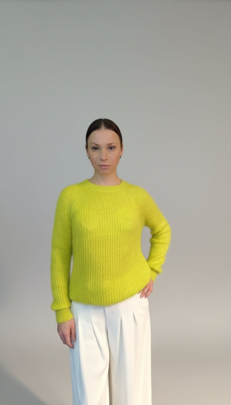 Strikkegenser med ull