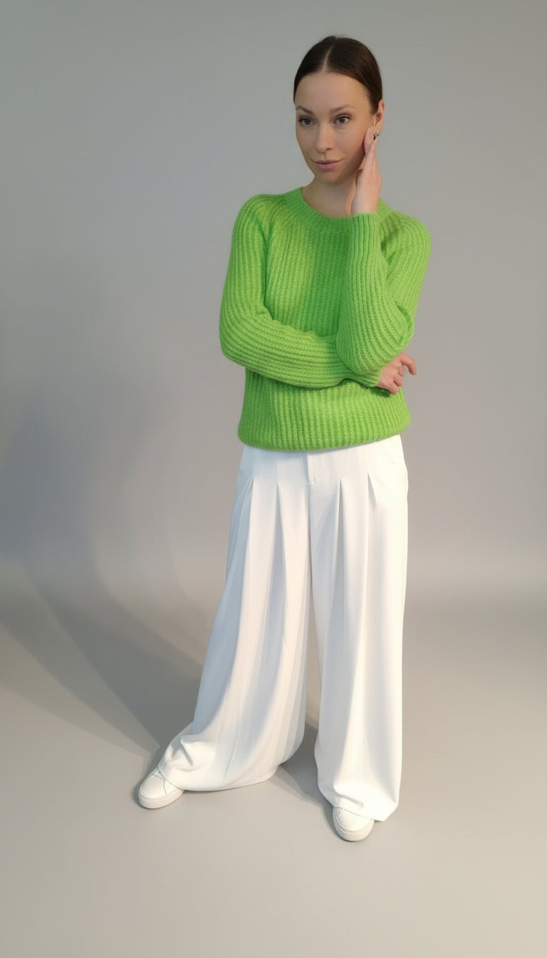 Strikkegenser med ull