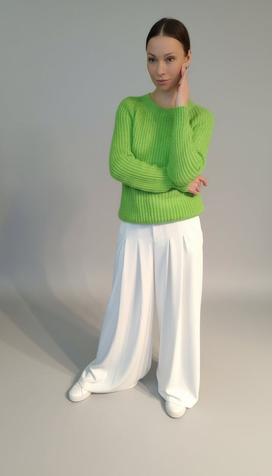 Strikkegenser med ull