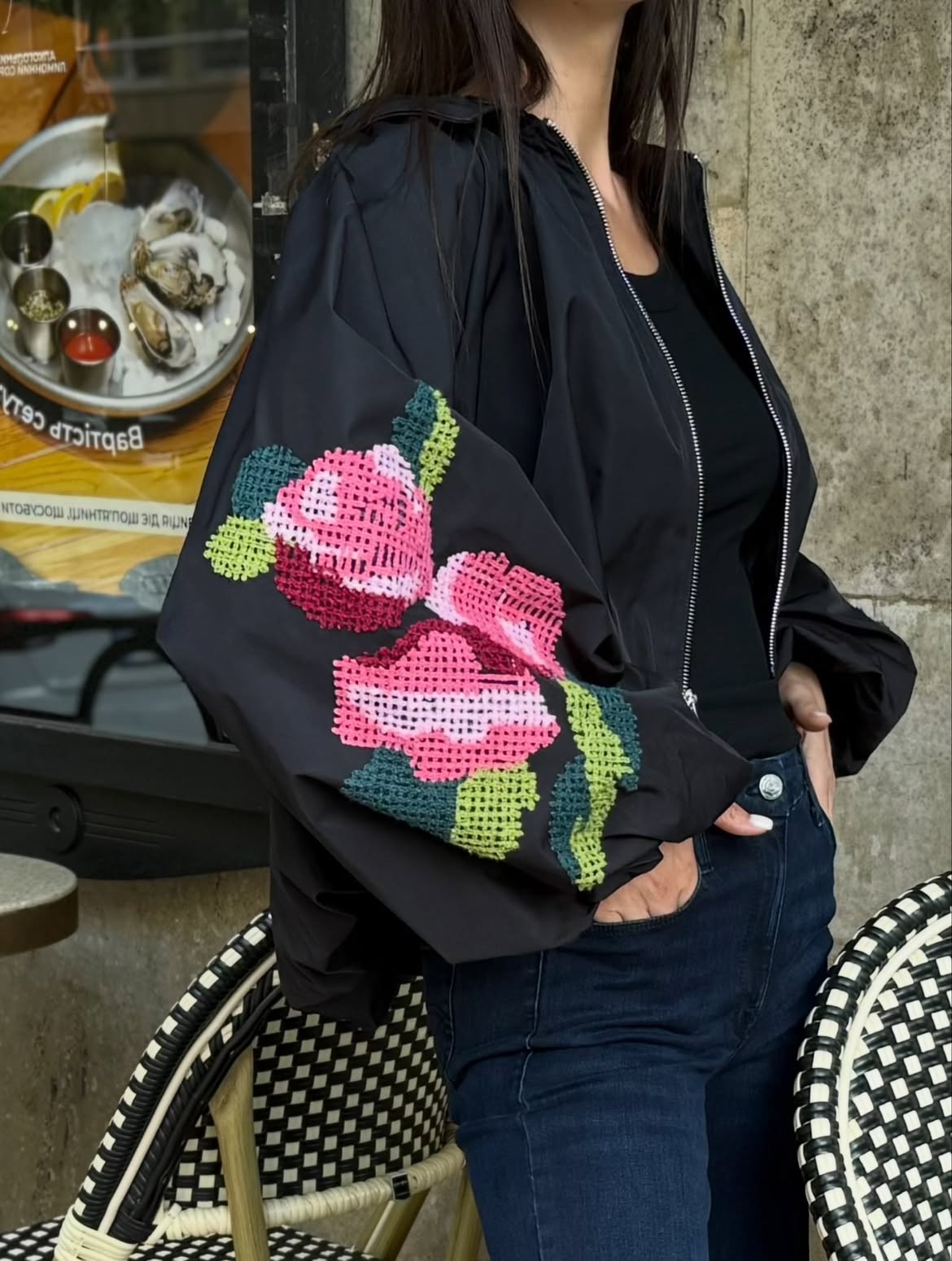 Oversized Bomberjakke for Høsten
