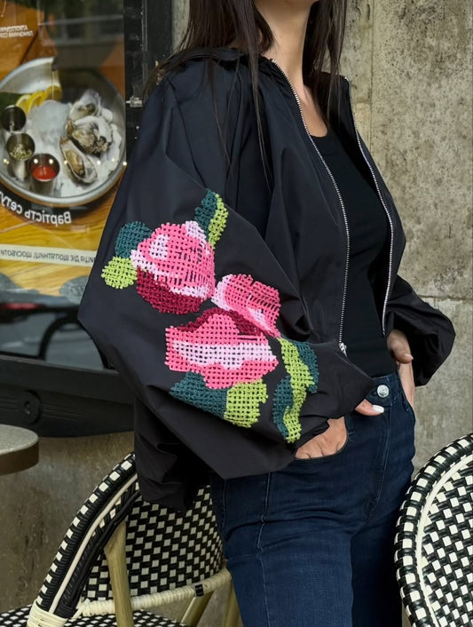 Oversized Bomberjakke for Høsten