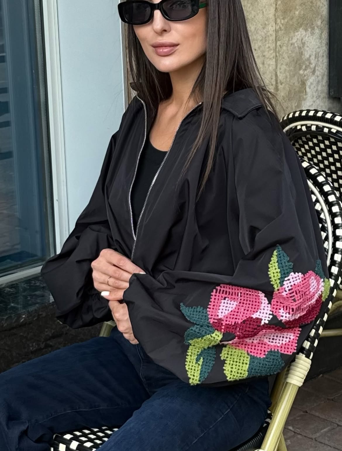 Oversized Bomberjakke for Høsten