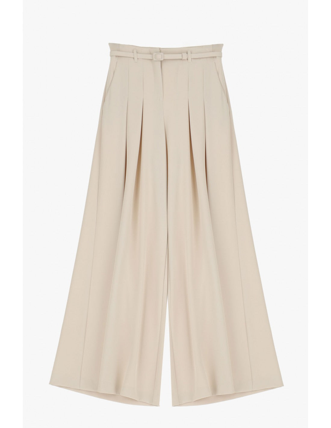 Palazzobukse med høyt liv og legg foran