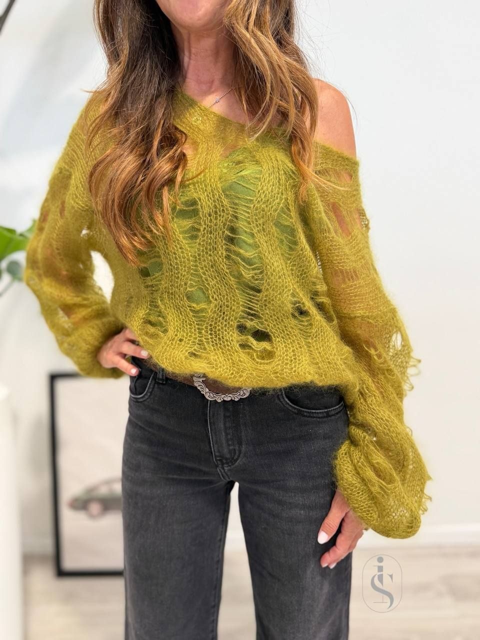 Strikkegenser i Premium Kid Mohair