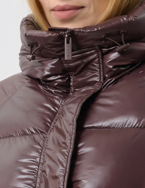 Oversized dunjakke med raglanermer