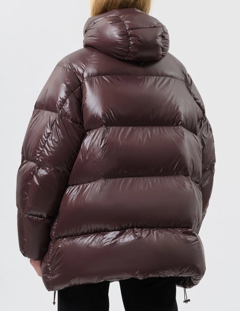 Oversized dunjakke med raglanermer